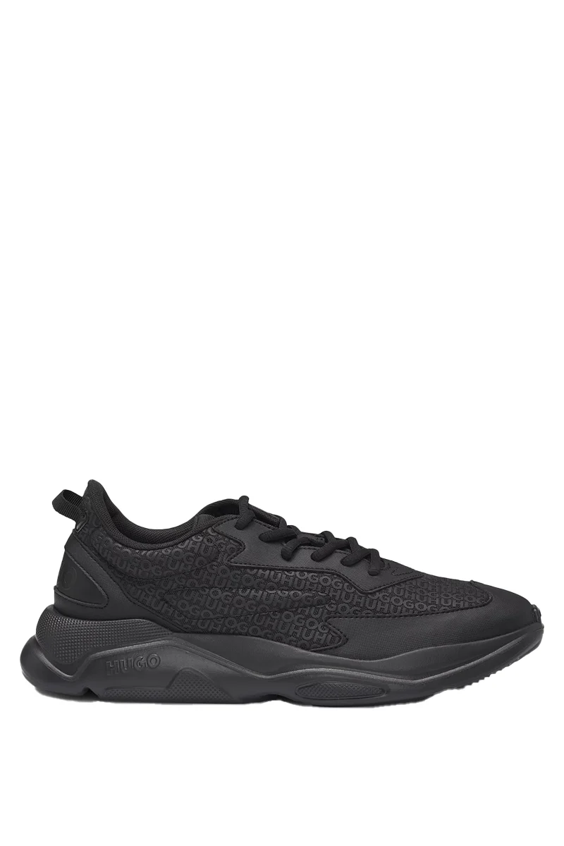 HUGO BOSS SCHOENEN LEON_RUNN_MONO ZWART