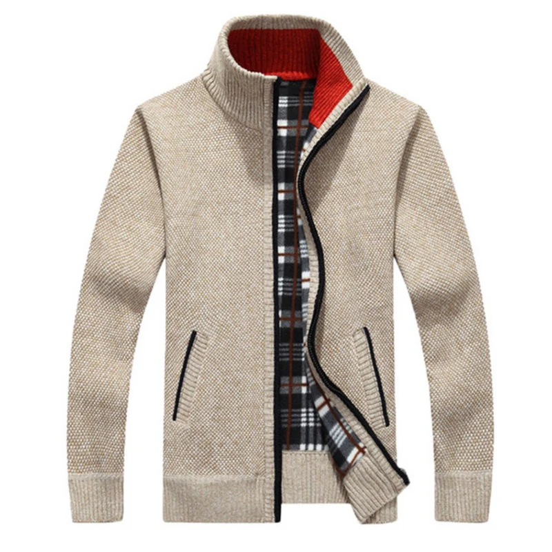 Cardigan Heren met Lange Mouwen Normale Snit en Elegant Design