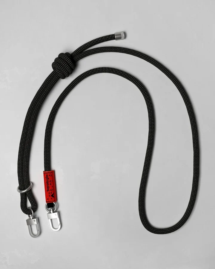 TOPOLOGIE ACCESSOIRE ROPE STRAP 8 MM ALL BLACK