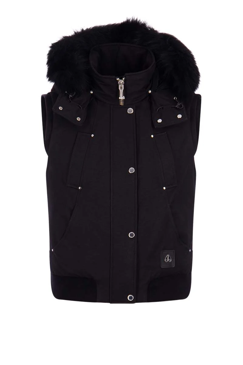 MOOSE KNUCKLES BODYWARMER LIBERTY VEST ZWART