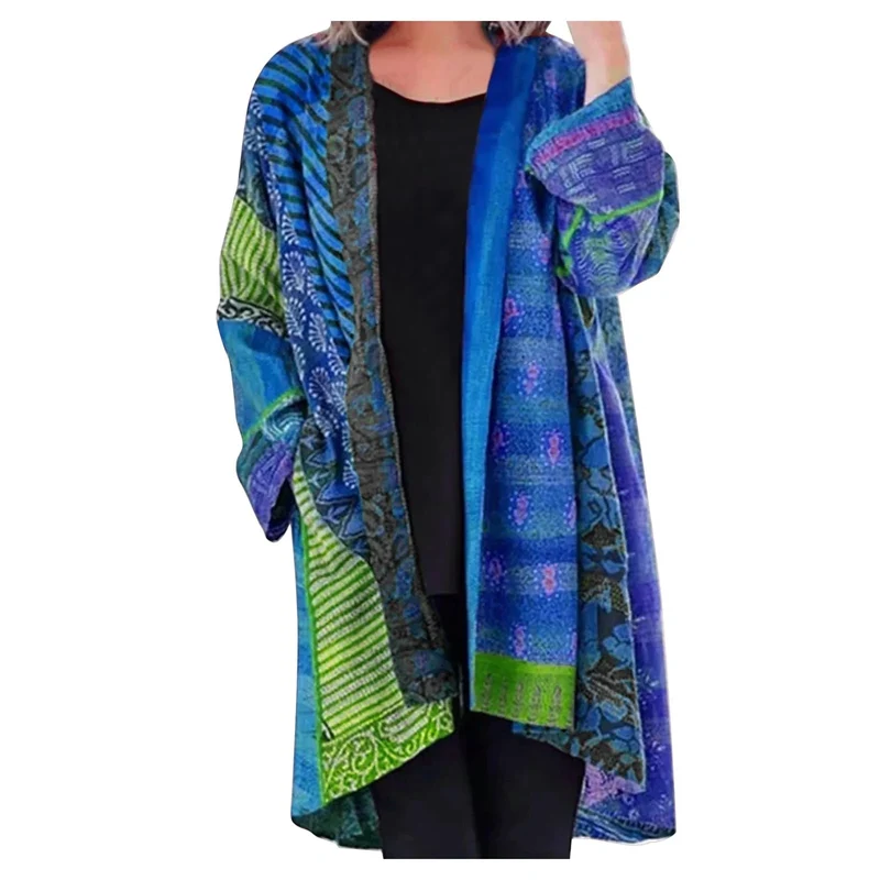 Oversized dames vest met lange mouwen