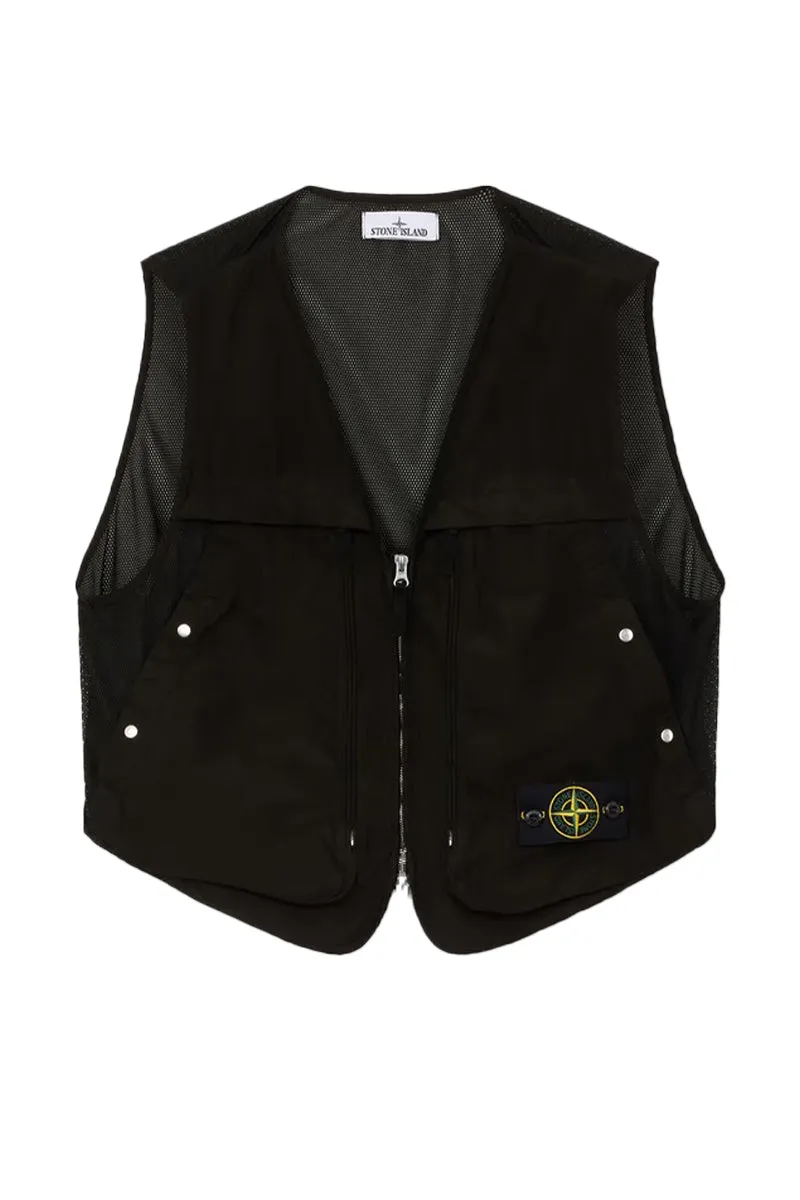 STONE ISLAND BODYWARMER 8115G03M3 ZWART