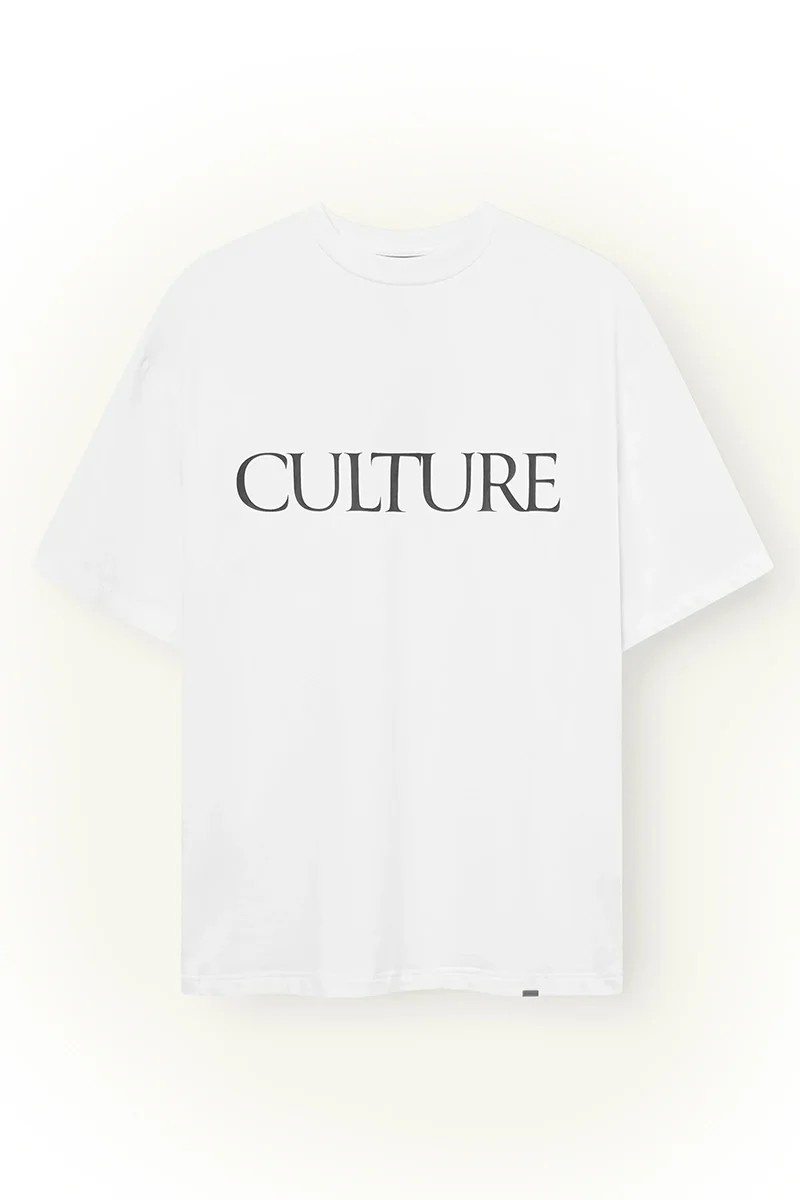 DONT WASTE CULTURE T-SHIRT Oringo WIT