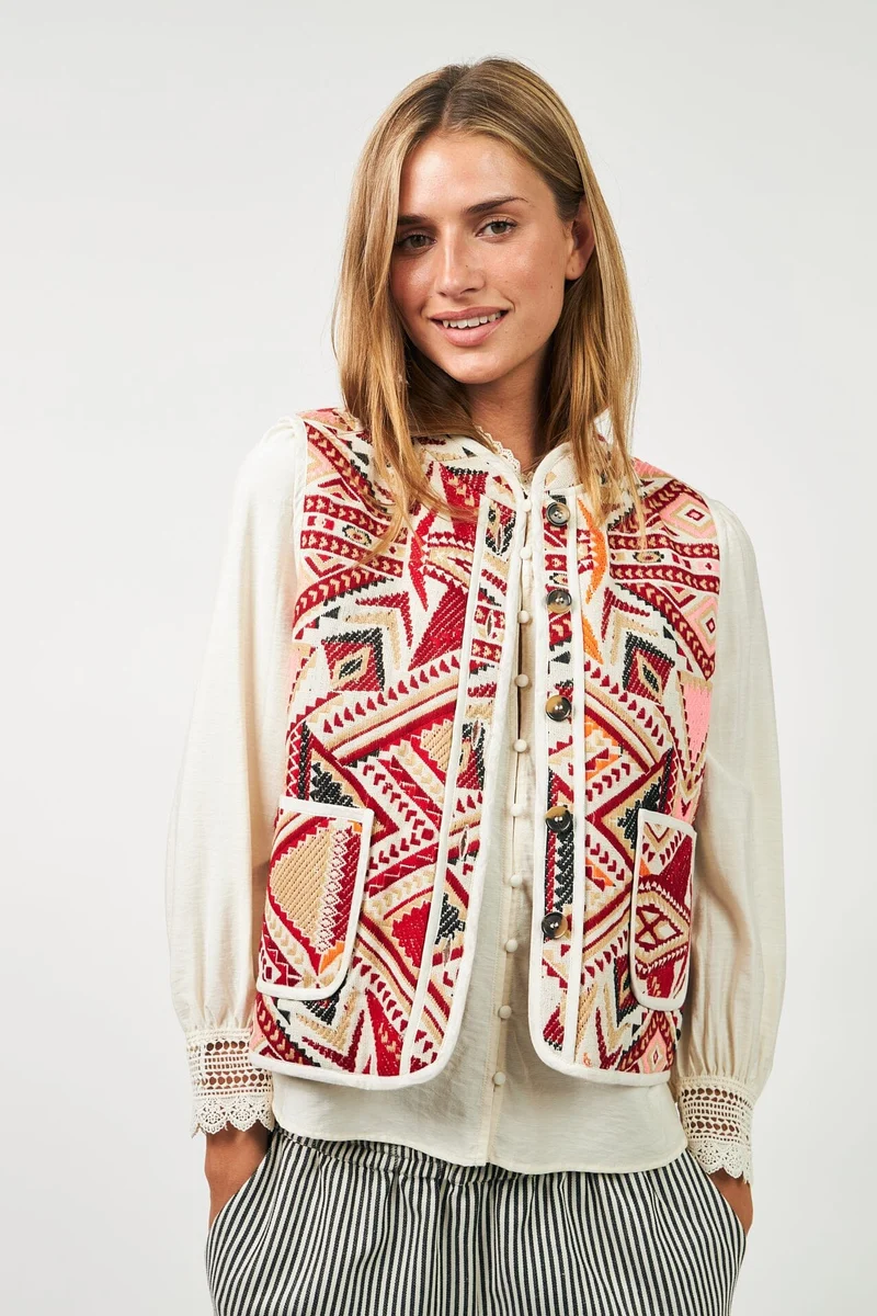 Lollys Laundry - CairoLL Vest - 30 Red