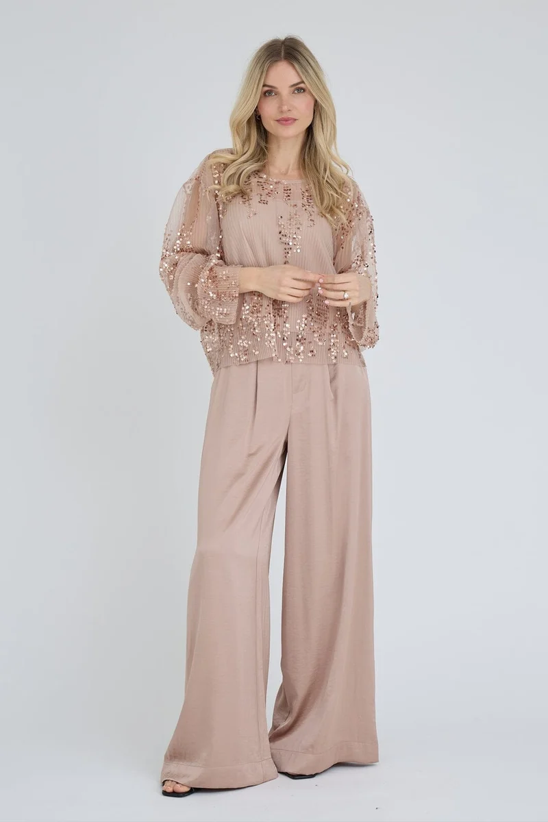 A-View - Ying Blouse AV8377 - 316 - Almond
