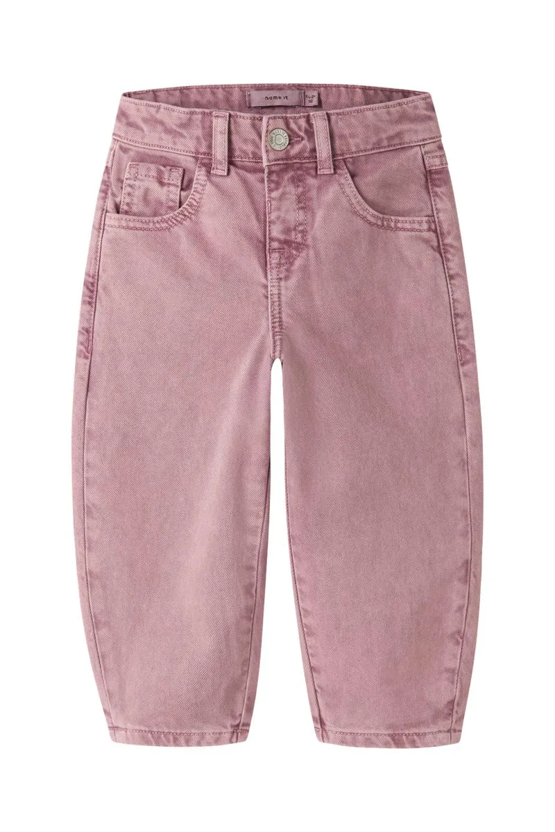 Name It - Nmfbella Barrel Jeans 4689-Be Lnoos - 5082363 Wild Ginger