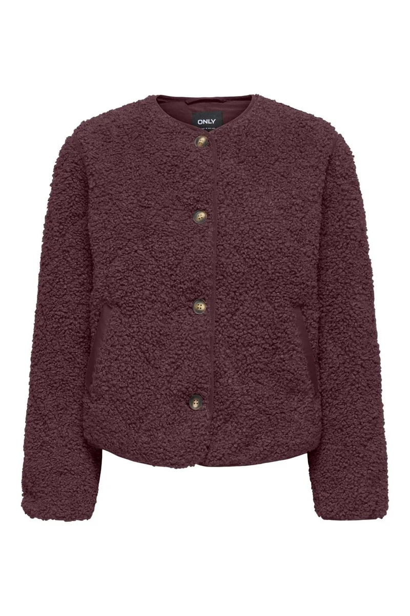 Only - Onlines Teddy Jacket Cc - 5100152 Fudge