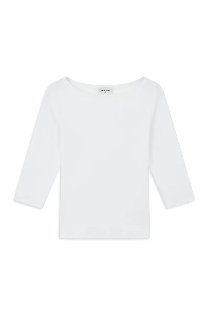 ModströM - Igormd Boatneck T-Shirt 59929 - 00007 - Off White