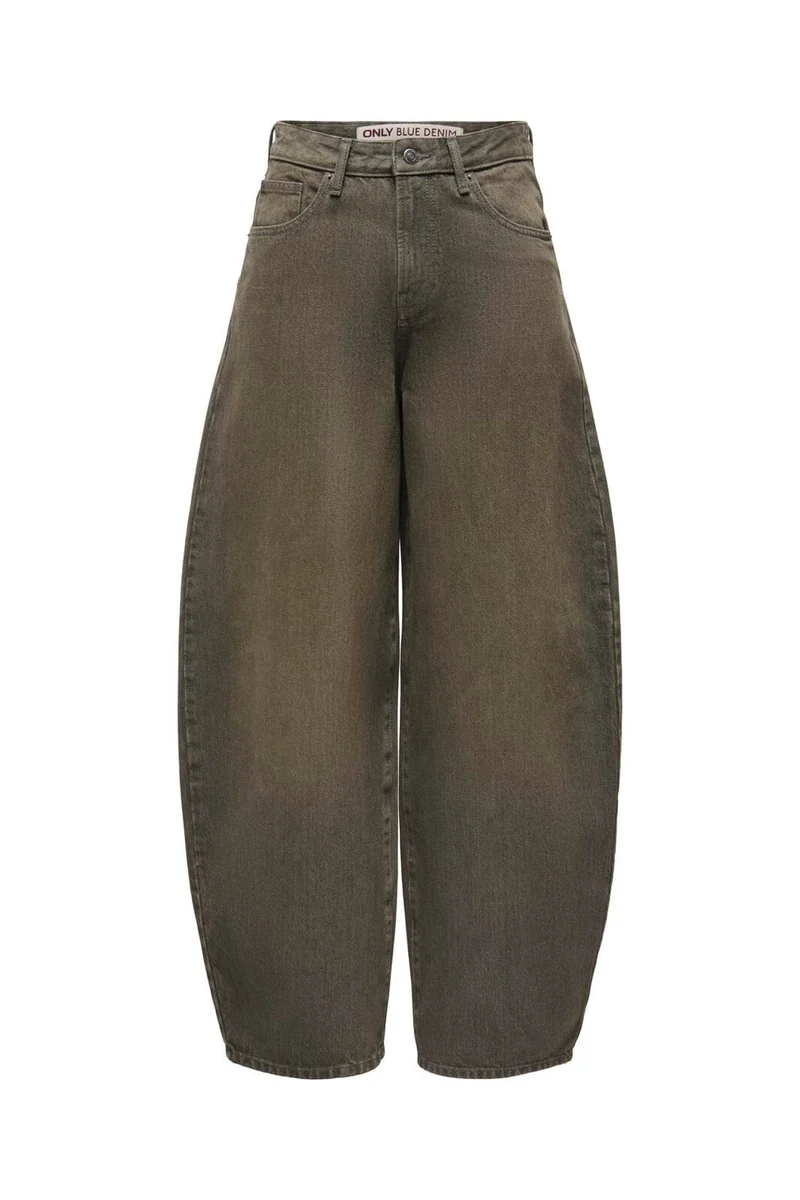 Only - Onltaylor Brown Barrel Red Tai - 5071032 Dark Brown Denim