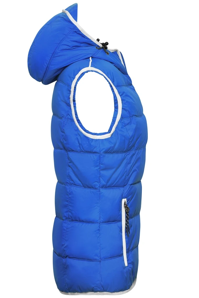 James & Nicholson - Maritime Dames Bodywarmer - Nautic Blue/White