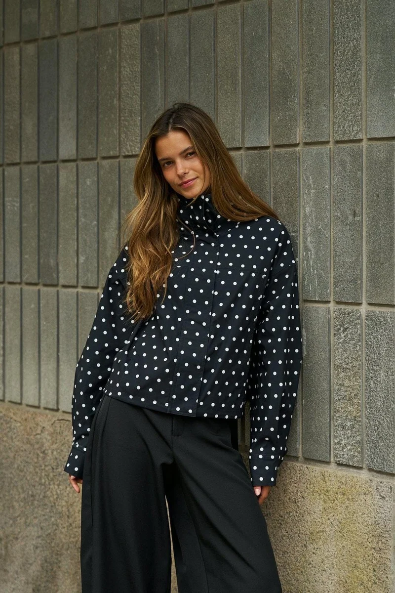 Neo Noir - Callisa Dot Jacket 167353 - 100 - Black