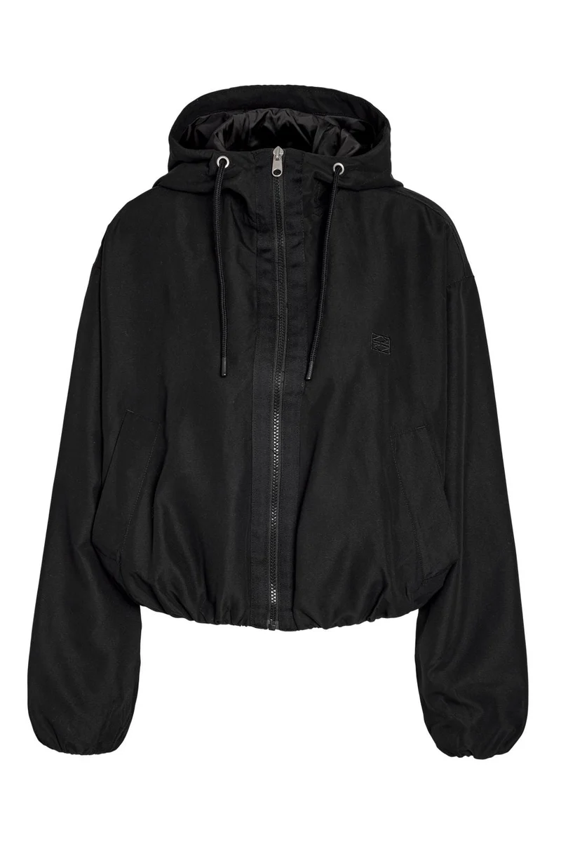 Noisy May - Nmelina L/S Hood Jacket - 5090046 Black