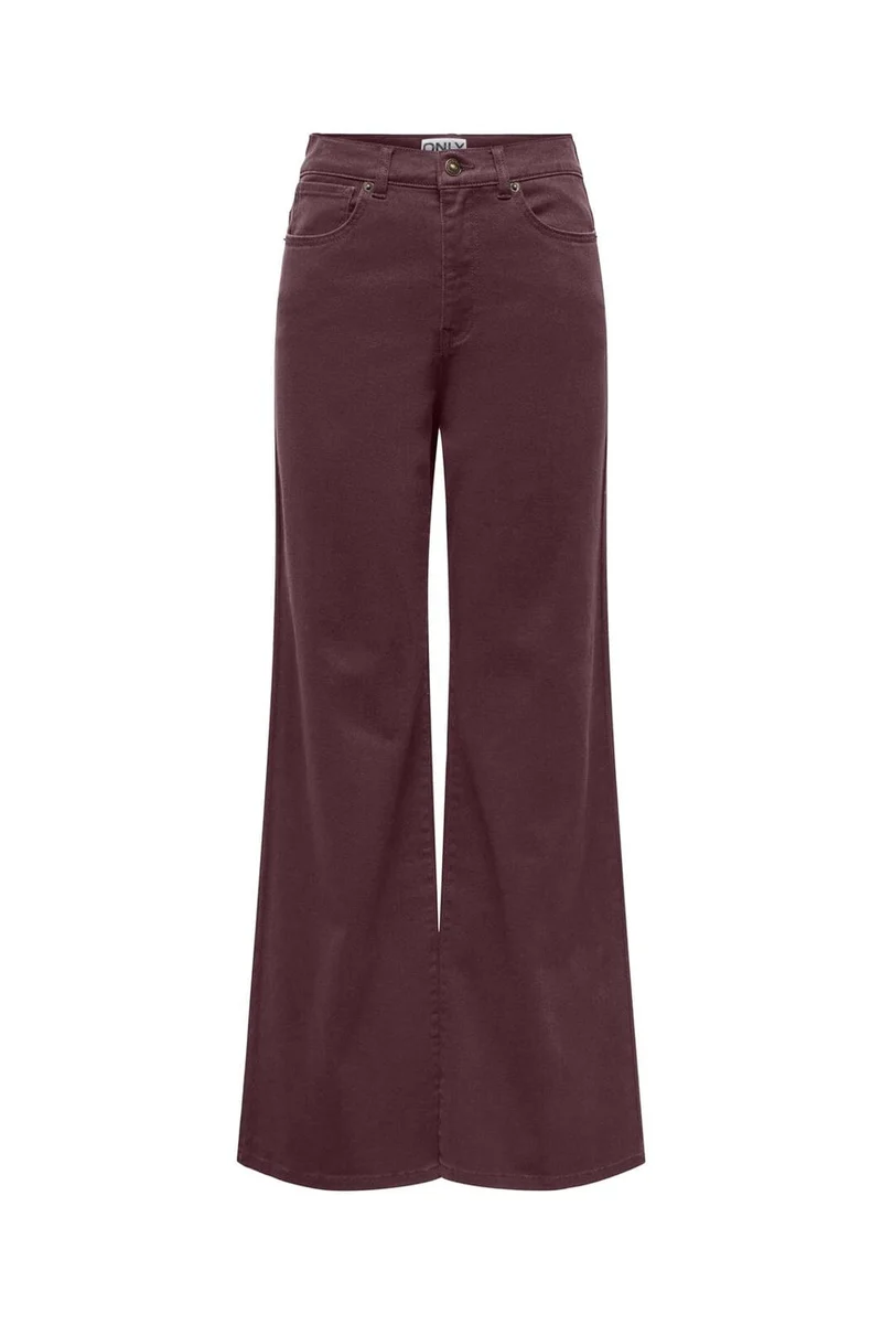 Only - Onlmadison-Sille Wide Pant Cc - 5045037 Fudge