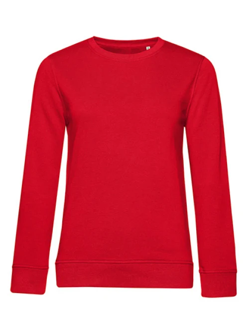B&C - Inspire Crew Neck Sweatshirt Dames - Red