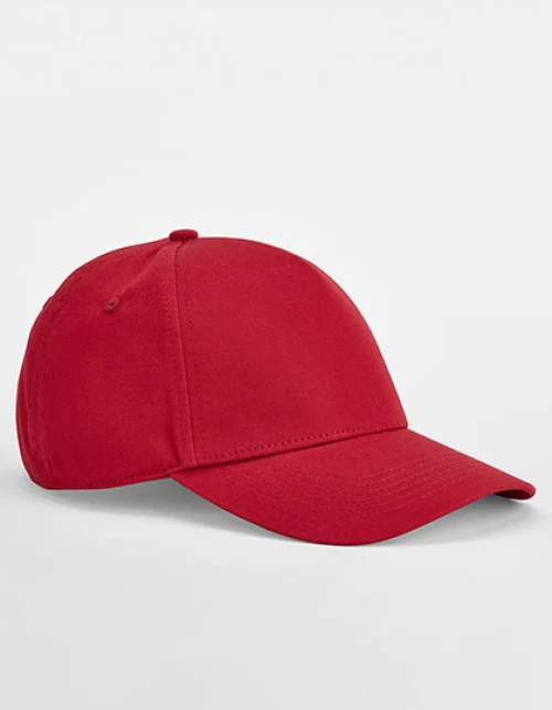 Beechfield - EarthAware® Classic Organic Cotton 5 Panel Cap - Classic Red