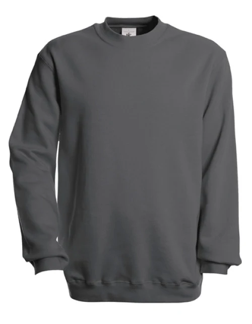 B&C BE INSPIRED - Unisex Set In Sweat - Steel Grey (Solid)
