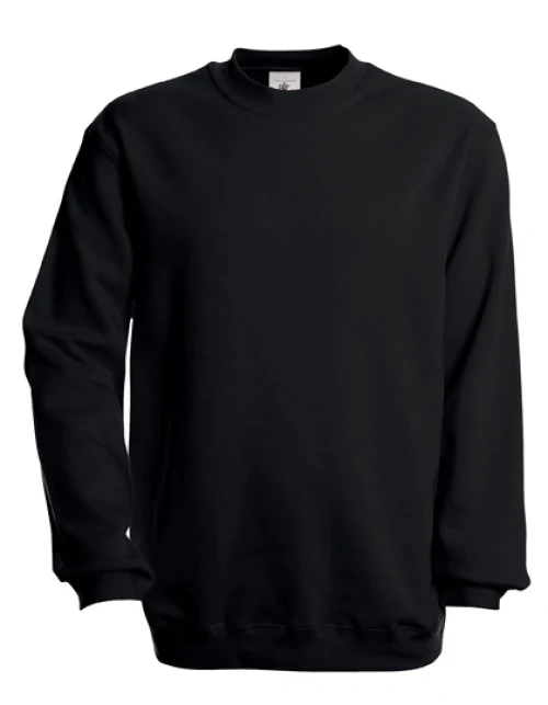 B&C BE INSPIRED - Unisex Set In Sweat - Black