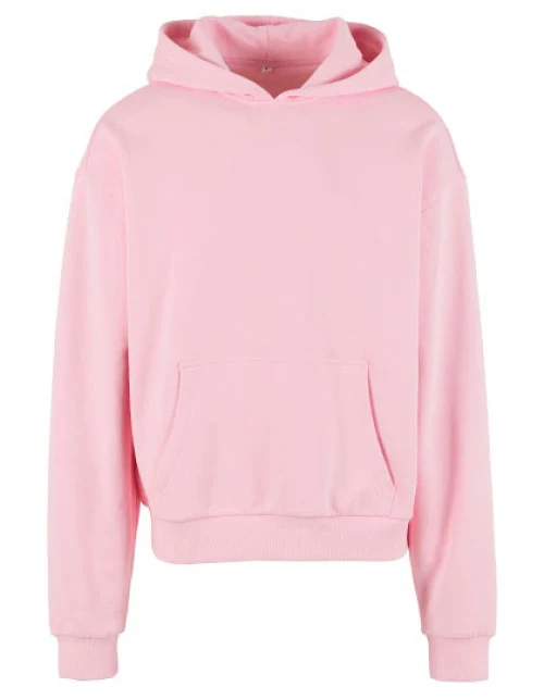 Build Your Brand - Ultra Heavy Cotton Box Hoody - Soft Pink