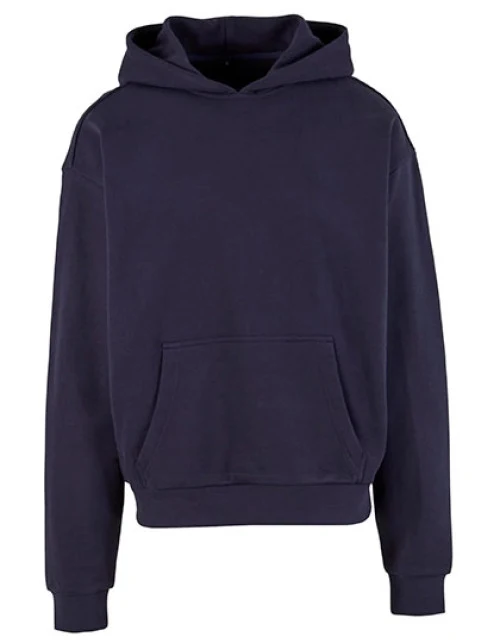 Build Your Brand - Ultra Heavy Cotton Box Hoody - Navy