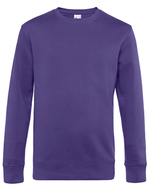 B&C BE INSPIRED - KING Crew Neck Sweat_° - Radiant Purple