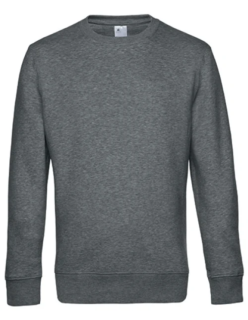 B&C BE INSPIRED - KING Crew Neck Sweat_° - Heather Mid Grey
