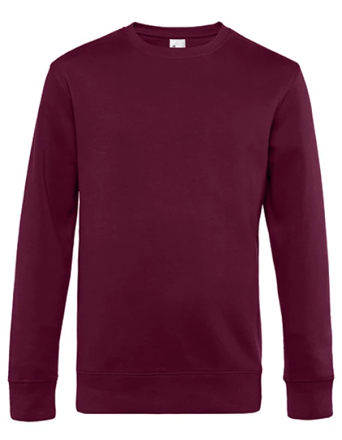 B&C BE INSPIRED - KING Crew Neck Sweat_° - Dark Cherry
