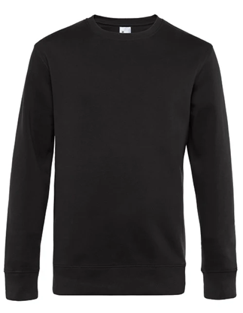 B&C BE INSPIRED - KING Crew Neck Sweat_° - Black Pure