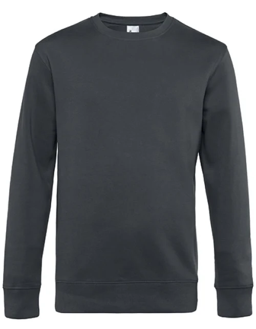 B&C BE INSPIRED - KING Crew Neck Sweat_° - Asphalt