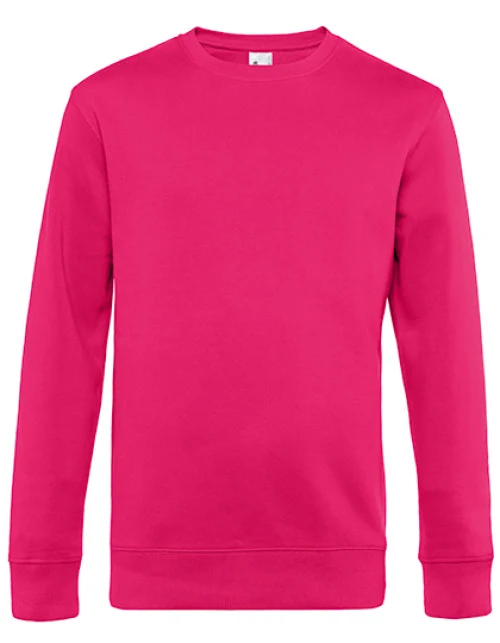 B&C BE INSPIRED - KING Crew Neck Sweat_° - Magenta Pink
