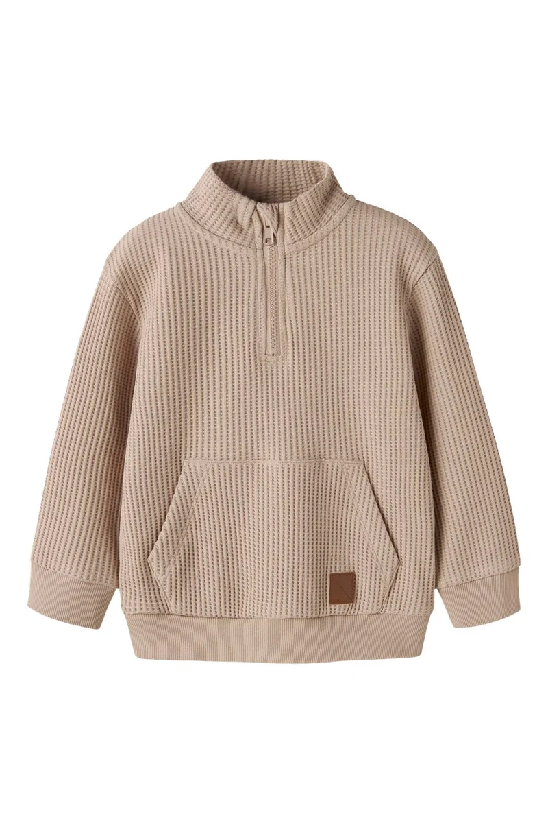Name It - Nmmnael Ls Nreg Waffle - 5078312 Sesame