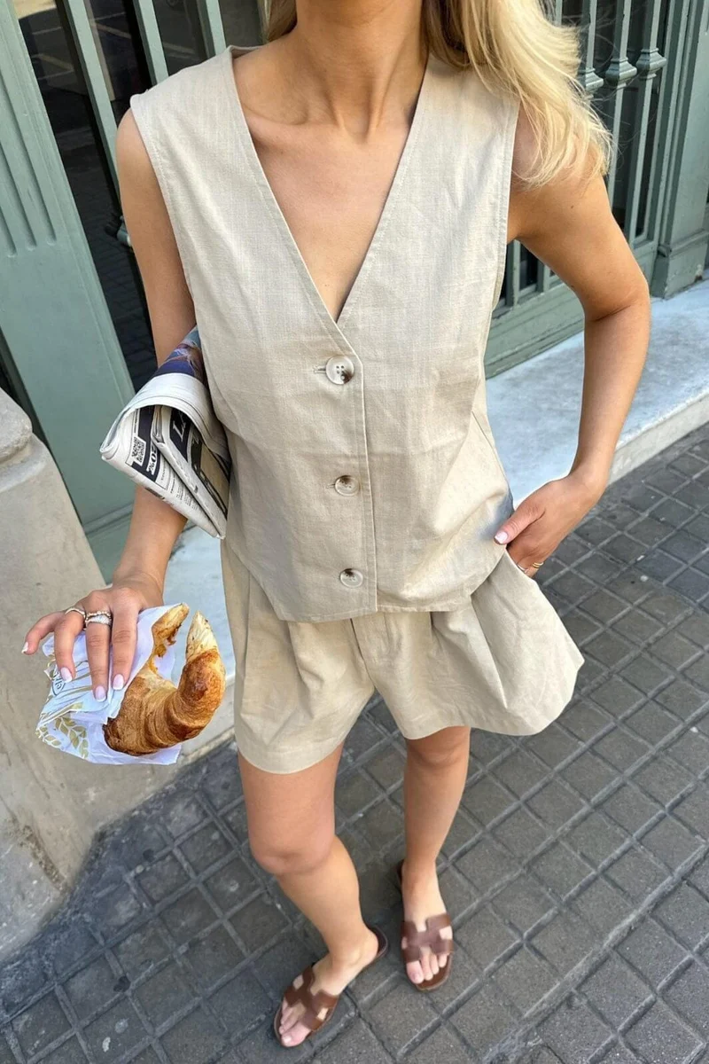 BYIC - Celinaic Vest - sand Sand