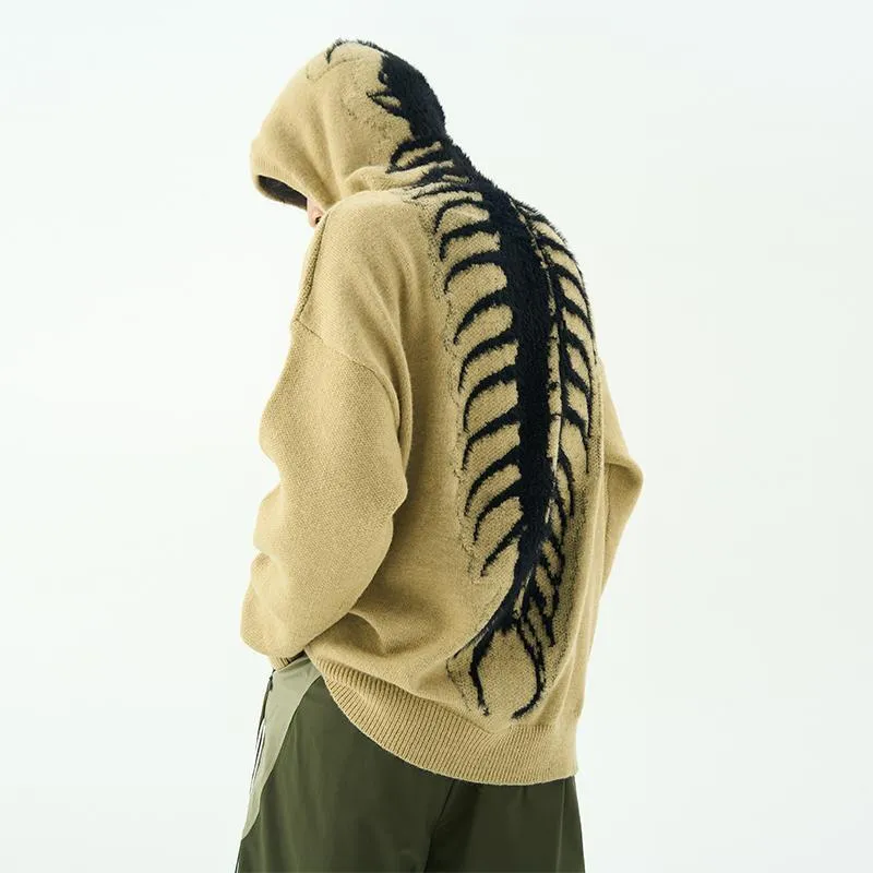 Gebreide Duizendpoot Hoodie