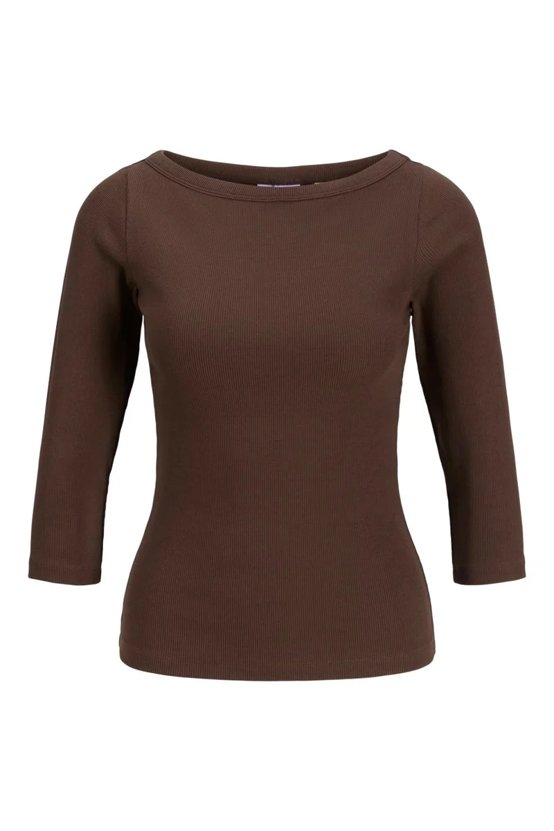 Jjxx - Jxfifi Str 3/4 Boatneck Top - 4788552 Bracken