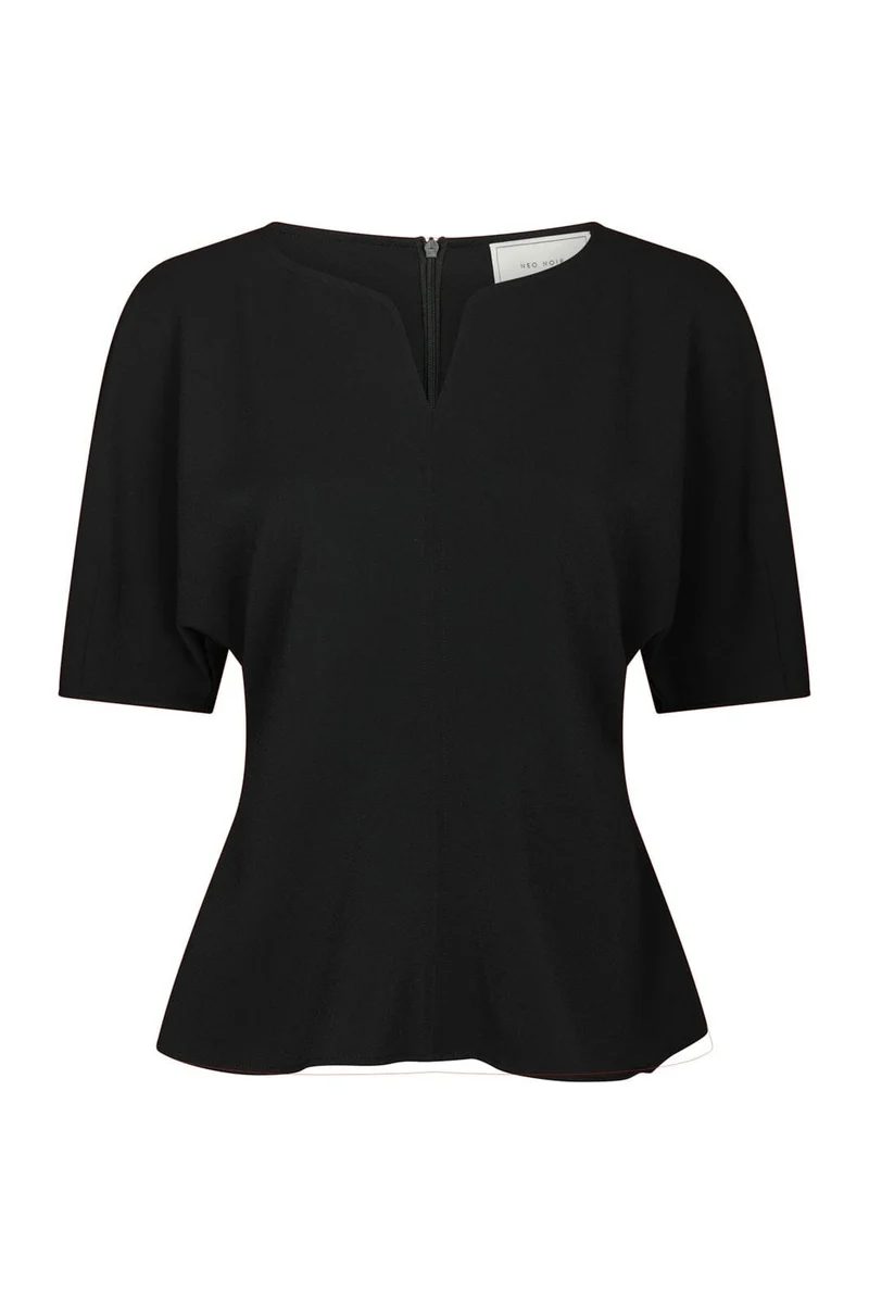 Neo Noir - Josine Crepe Blouse 169712 - 100 - Black