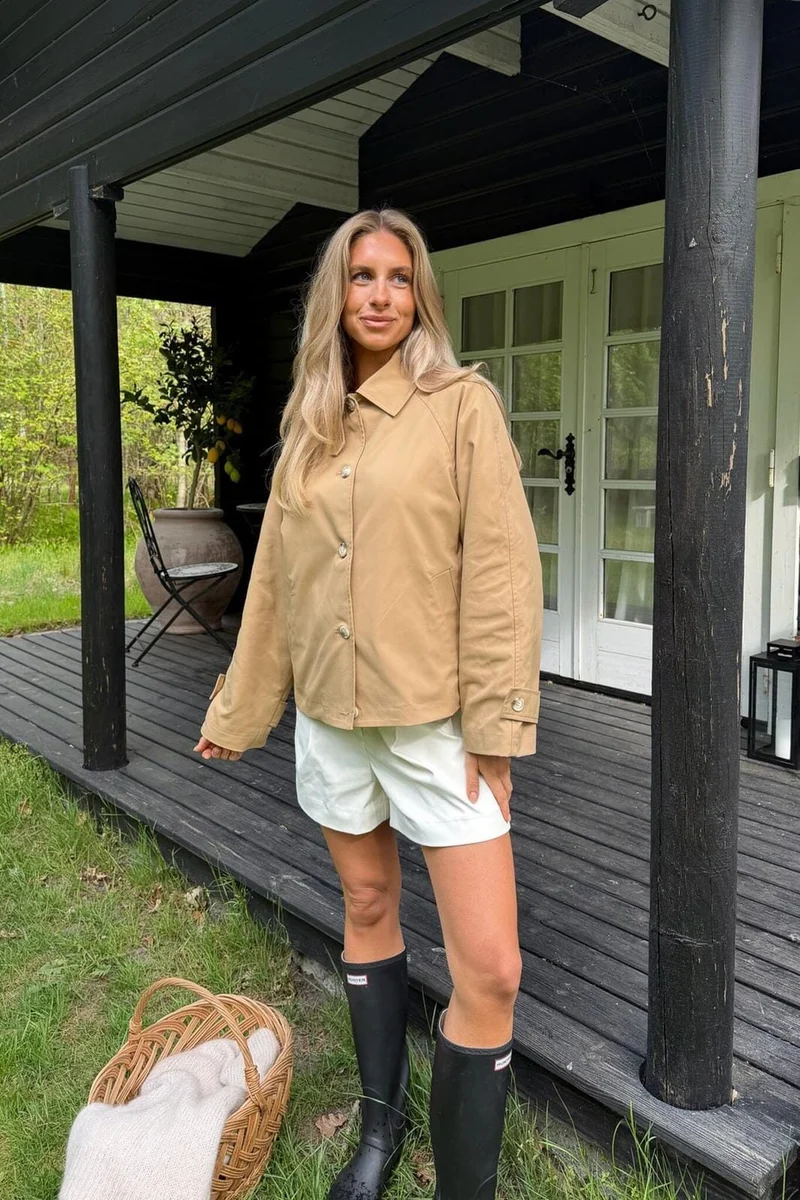BYIC - Avaic Short Trenchcoat A2519 - Camel
