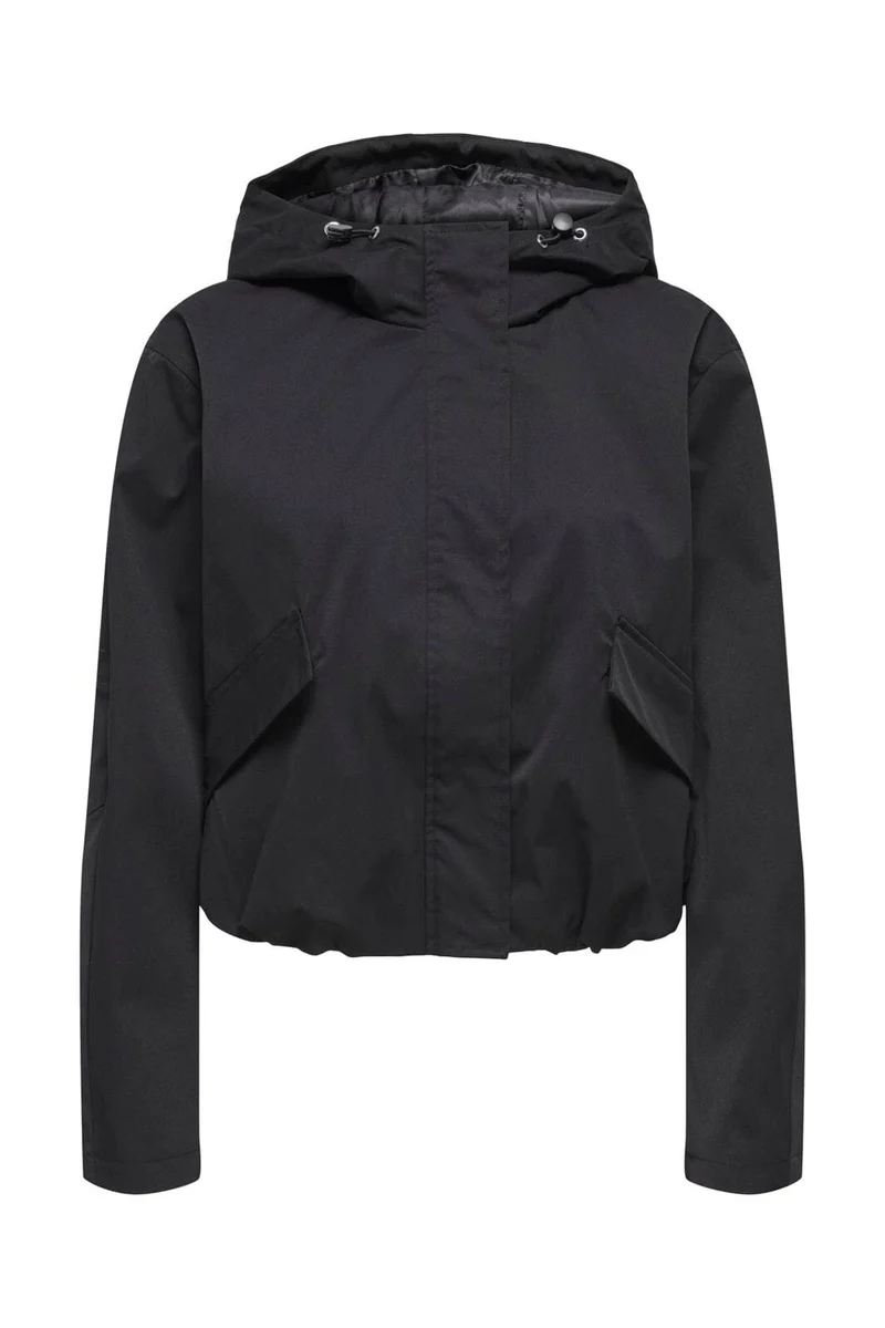 Only - Onlgisell Life Short Hood Jacket Cc - 4984257 Black