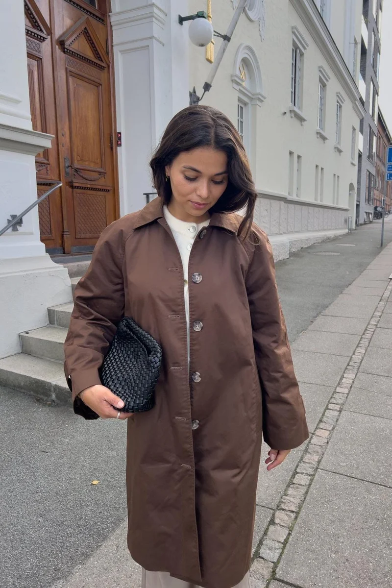 Noella - Lilli Coat 12690023 - 674 - Chocolate