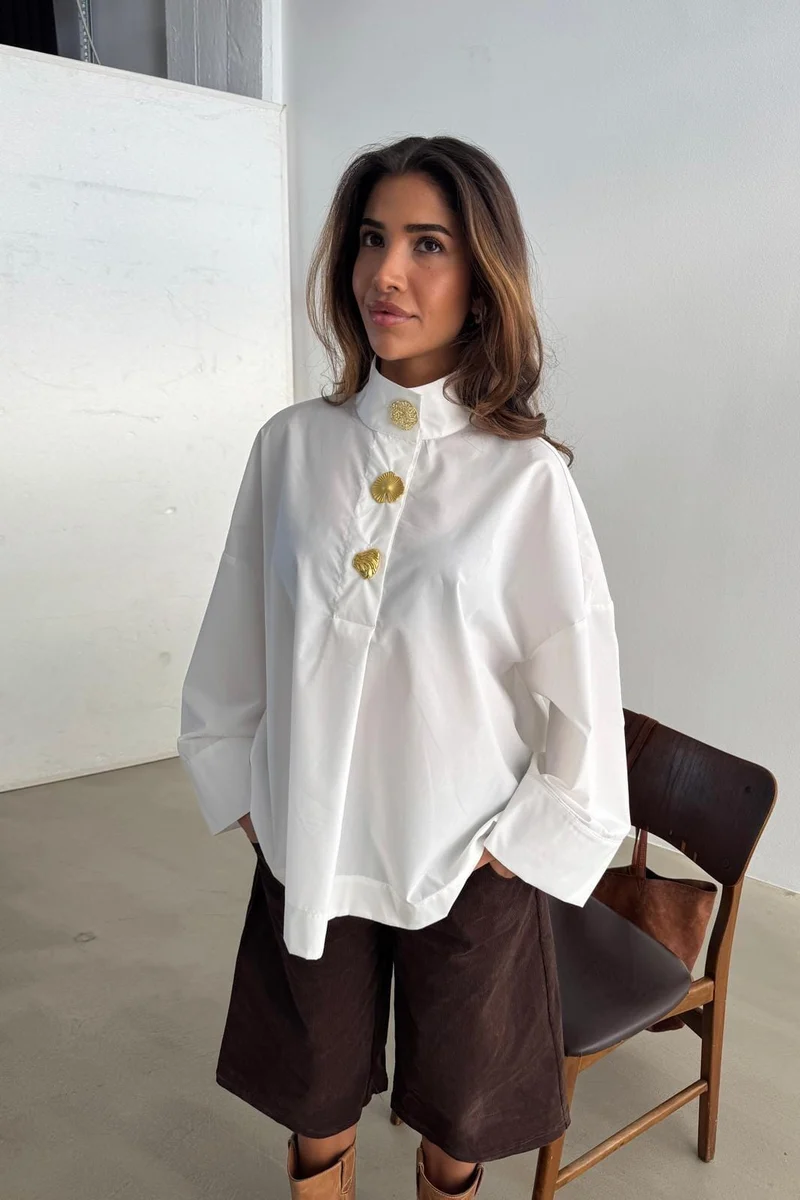 Continue - Klara High Neck 15088 - White