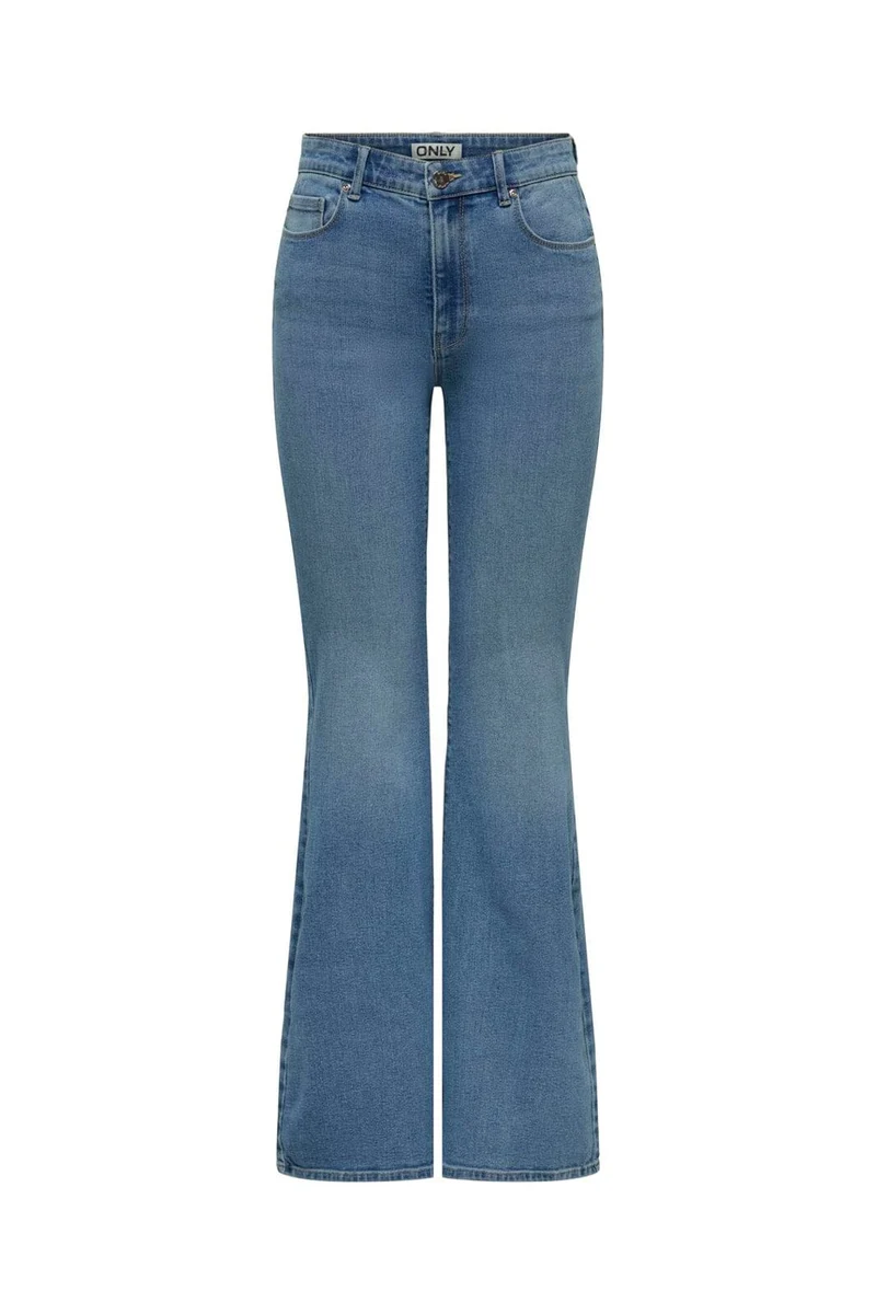 Only - Onllana Retro Flared Box - 4893232 Light Blue Denim