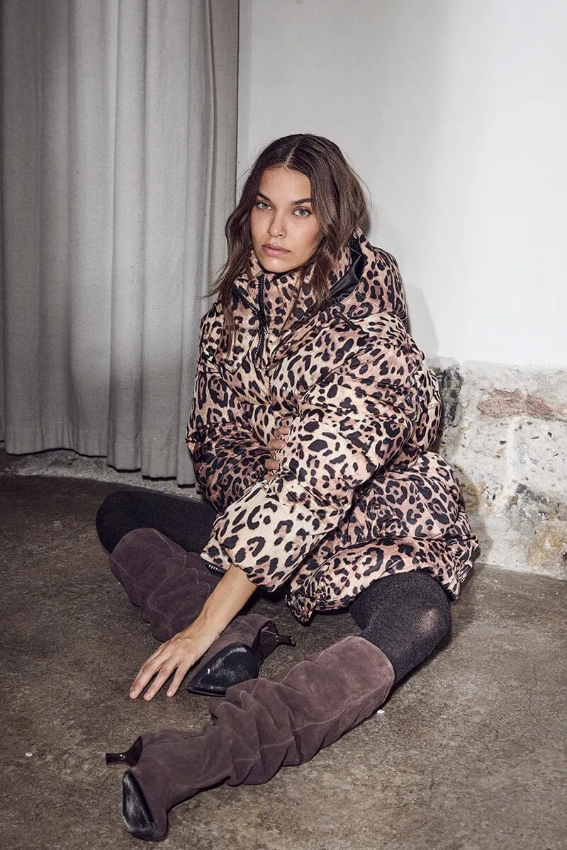 Haute L'Amitié - Climb Animal Puffer Jacket HL10713 - Animal Print