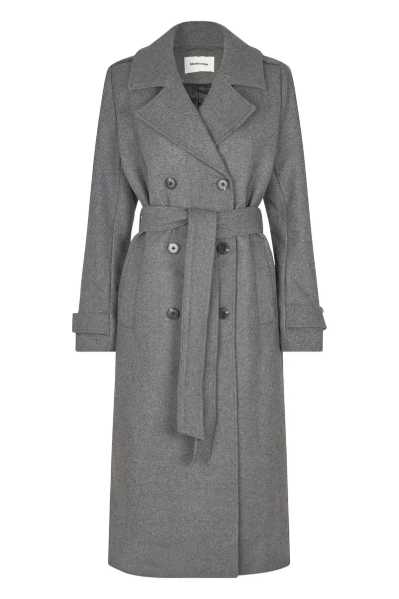 Modström - Shaymd Coat - 7088 Dark Grey Melange