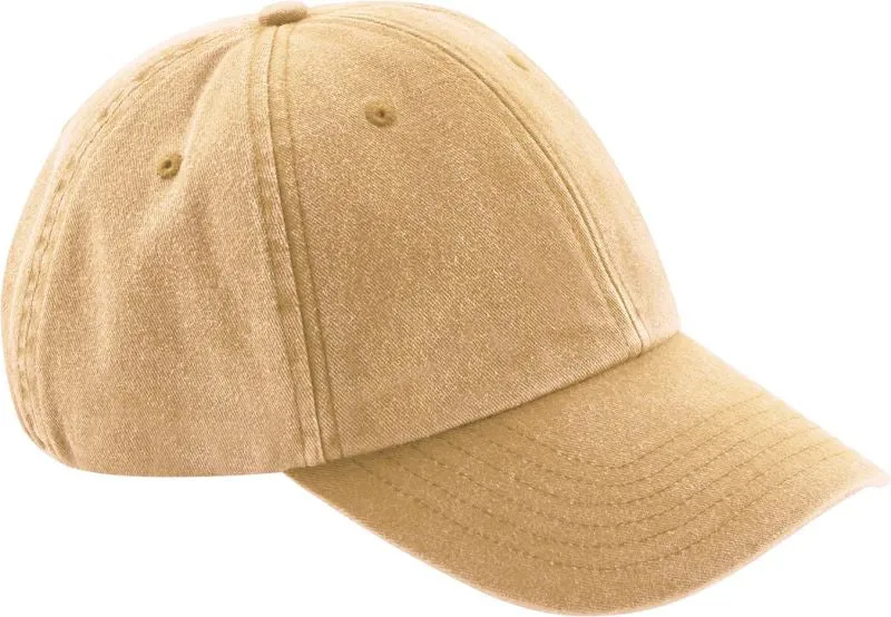 Beechfield - Low Profile Vintage Pet - Vintage Mustard