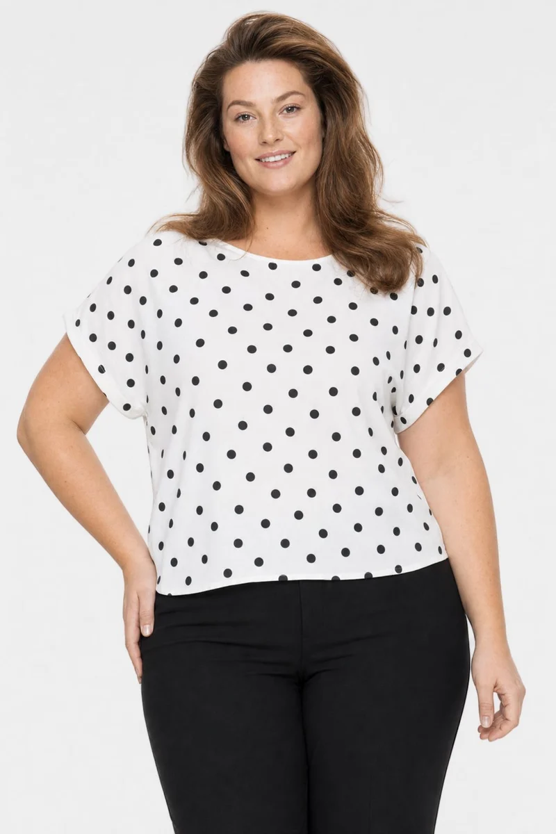 A-Bee - Delara Blouse - White