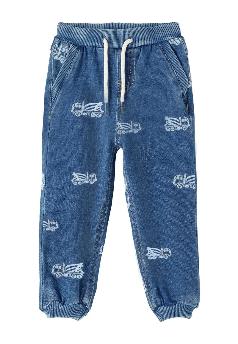 Name it - Nmmben Baggy R Swe Pant 2778-Bo D - Medium Blue Denim .