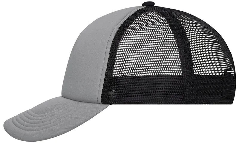 Daiber - 5-Panel Polyester Mesh Pet - Dark Grey/Black