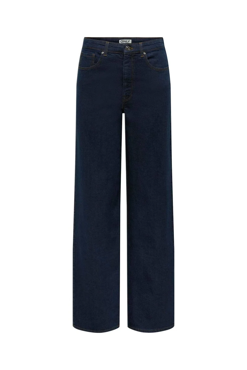 Only - Onlzenia Wide Leg Box - 4893136 Dark Blue Denim