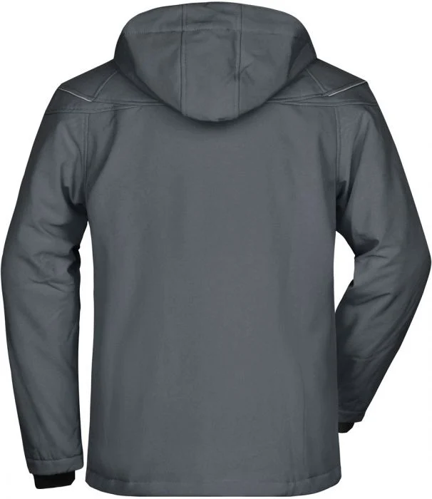 James & Nicholson - Winter Softshel Jas - Carbon