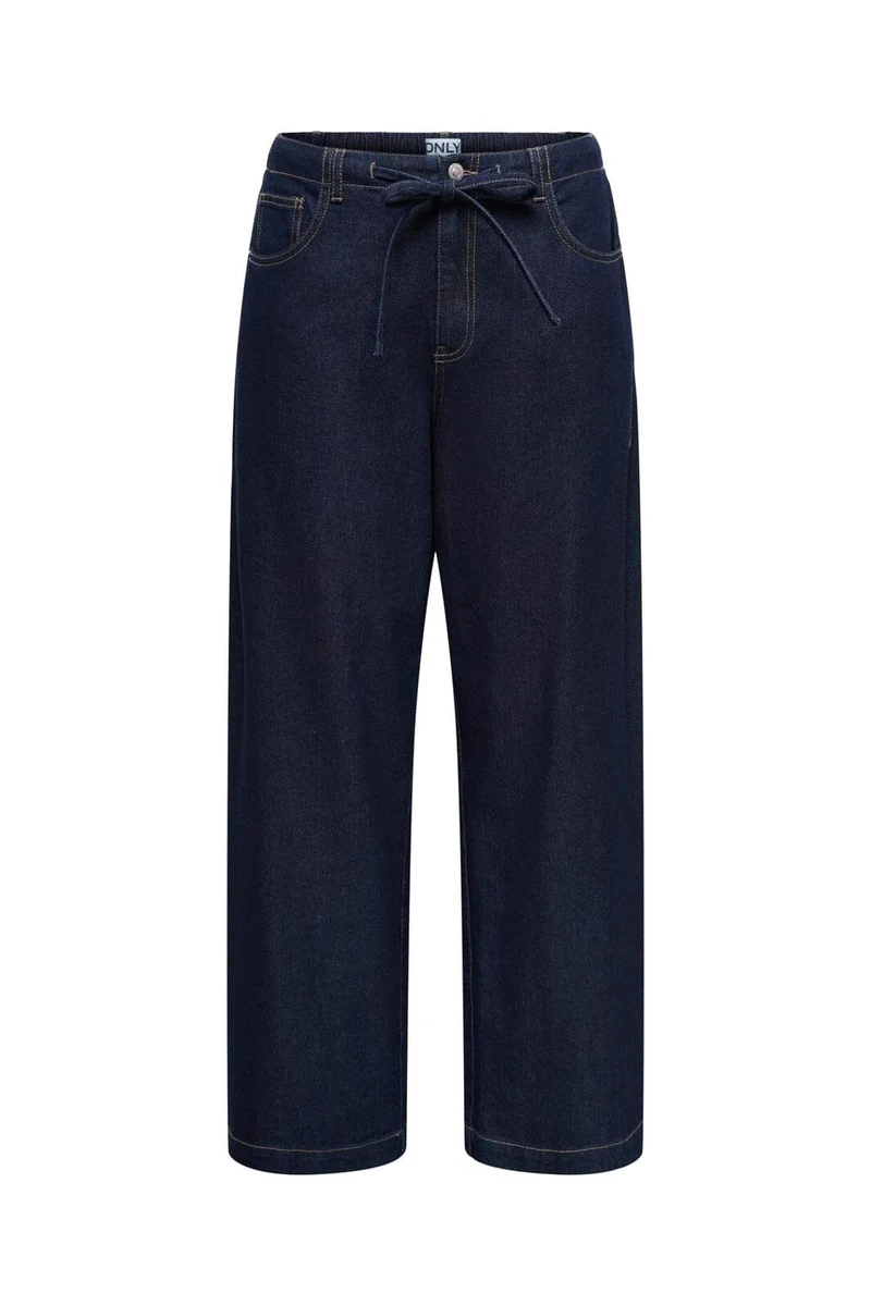 Only - Onltanner Wide Elas String Gua - 4934427 Dark Blue Denim