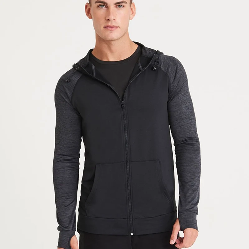 Just Cool - Cool Contrast Zoodie - Black/Black Slate Melange