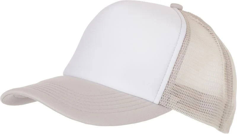 Daiber - 5-Panel Polyester Mesh Pet - Light Grey/White